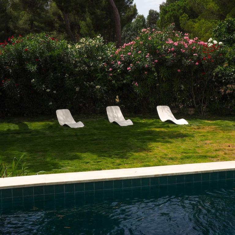 Maison Californienne avec piscine proche de la mer - Villa - 24