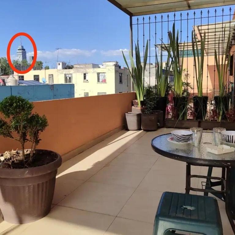Downtown apartmen with private terrace - One-Bedroom Apartment - 24