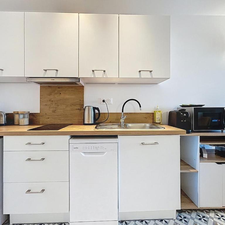 Le Datrio - Appartement proche des halles - Wifi et climatisation - One-Bedroom Apartment - 6