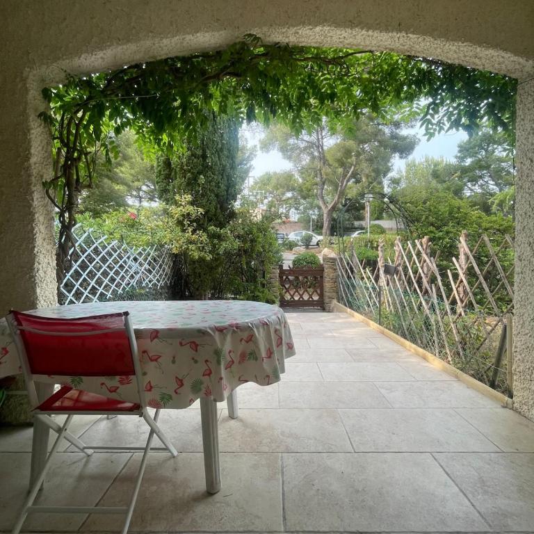 Studio Fontsainte Terrasse Parking Clim Proche Mer - Studio mit Gartenblick - 4