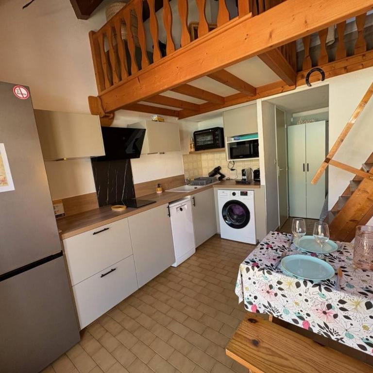 SP490-311 Maison 2 pièces mezzanine 6 couchages SAINT PIERRE LA MER - Maison 3 Chambres - 5