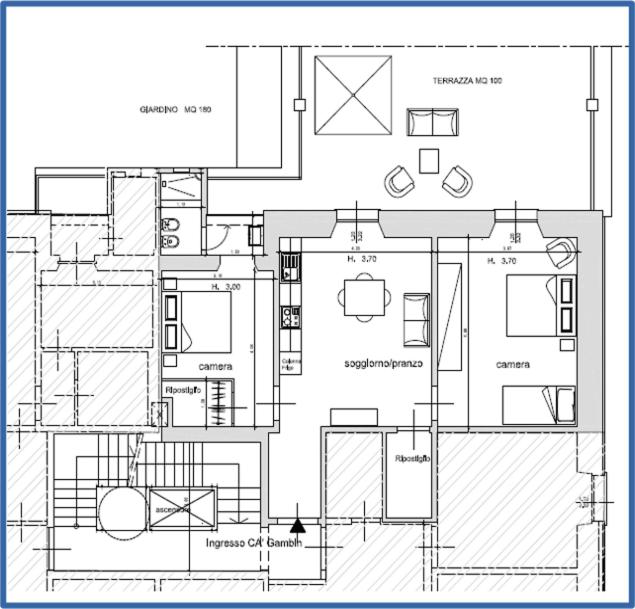 Ca' Gambin - Appartamento con 2 Camere da Letto e Terrazza - 20