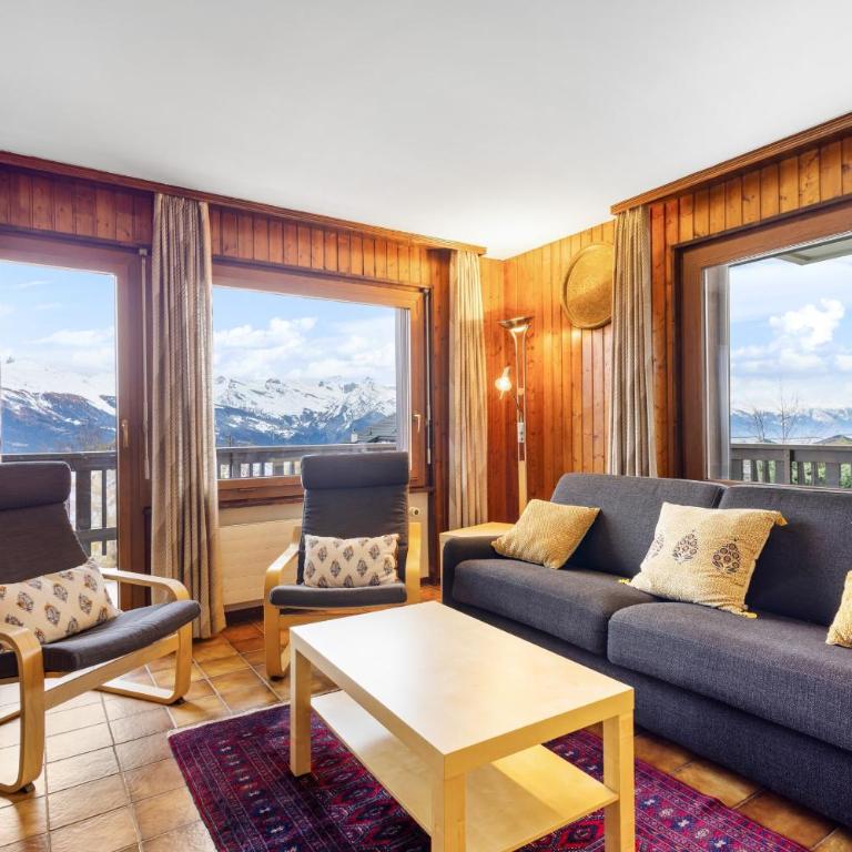 Eden Roc 1 - 4 pers - pres des pistes - Apartment with View and Balcony - 9