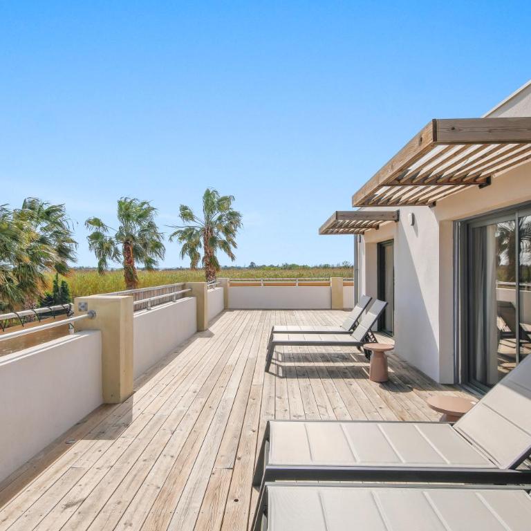 Palmira appart de standing en duplex avec jacuzzi à 2 mn de la mer - Appartamento - 8