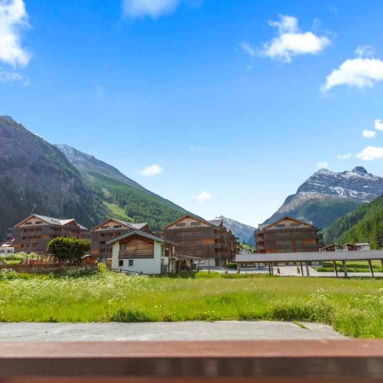 Vue, 2 terrasses & parking privé - Saas-Grund - Apartment mit 2 Schlafzimmern - 4