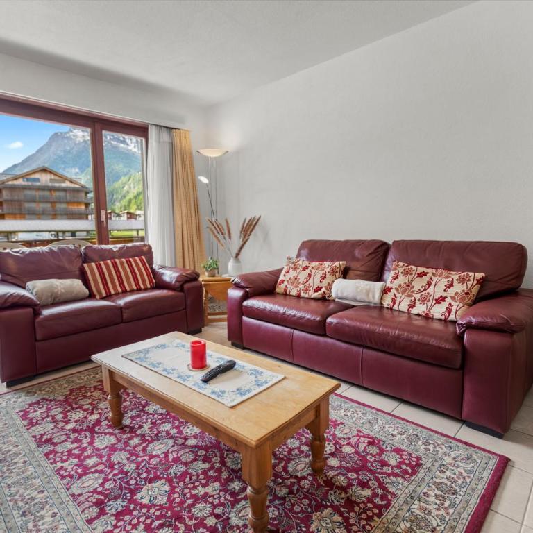 Vue, 2 terrasses & parking privé - Saas-Grund - Apartment mit 2 Schlafzimmern - 8