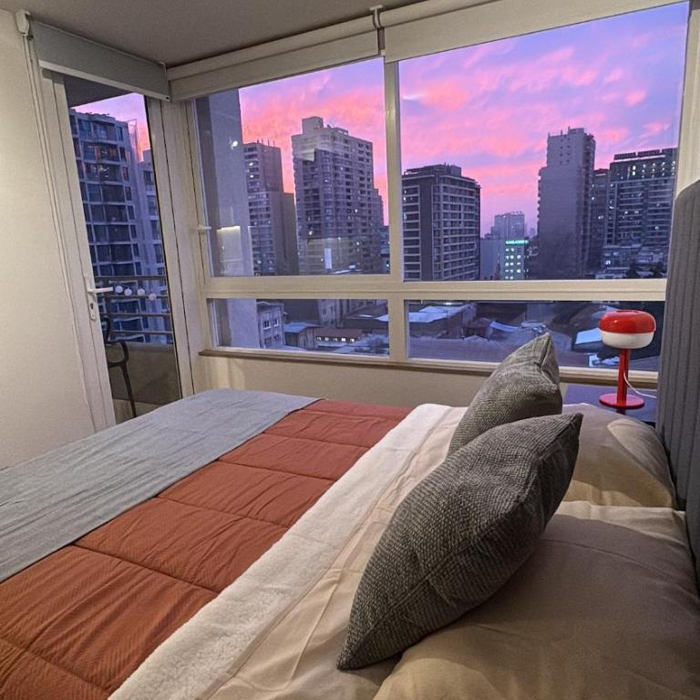 Departamento en Centro Histórico de Santiago - Apartamento de 1 Dormitorio con balcón y vistas a la ciudad - 8