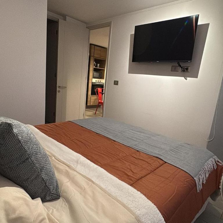 Departamento en Centro Histórico de Santiago - Apartamento de 1 Dormitorio con balcón y vistas a la ciudad - 17