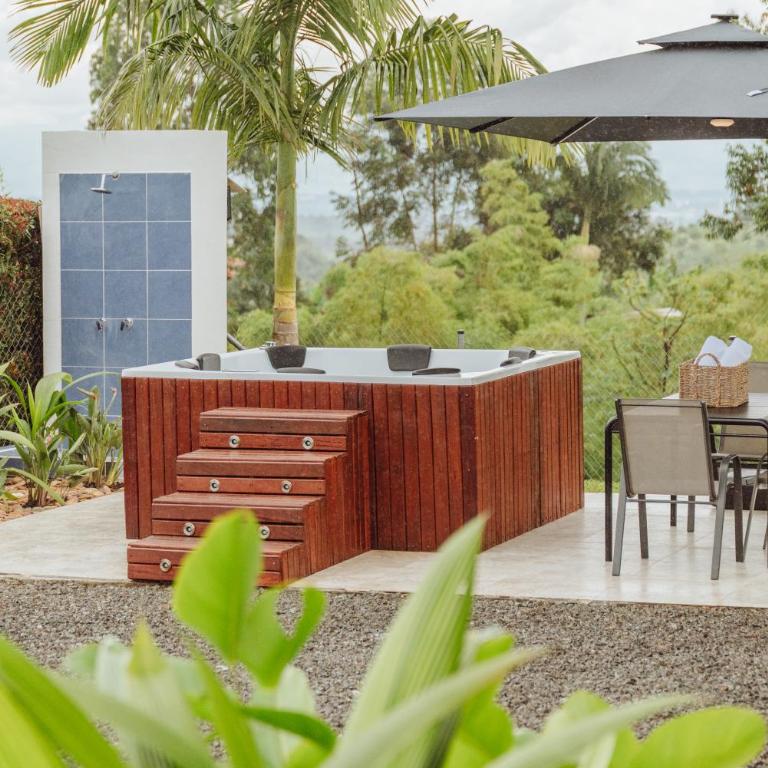 Exclusiva casa de 3habs con Jacuzzi y vistas espectaculares en Pereira - Villa - 63