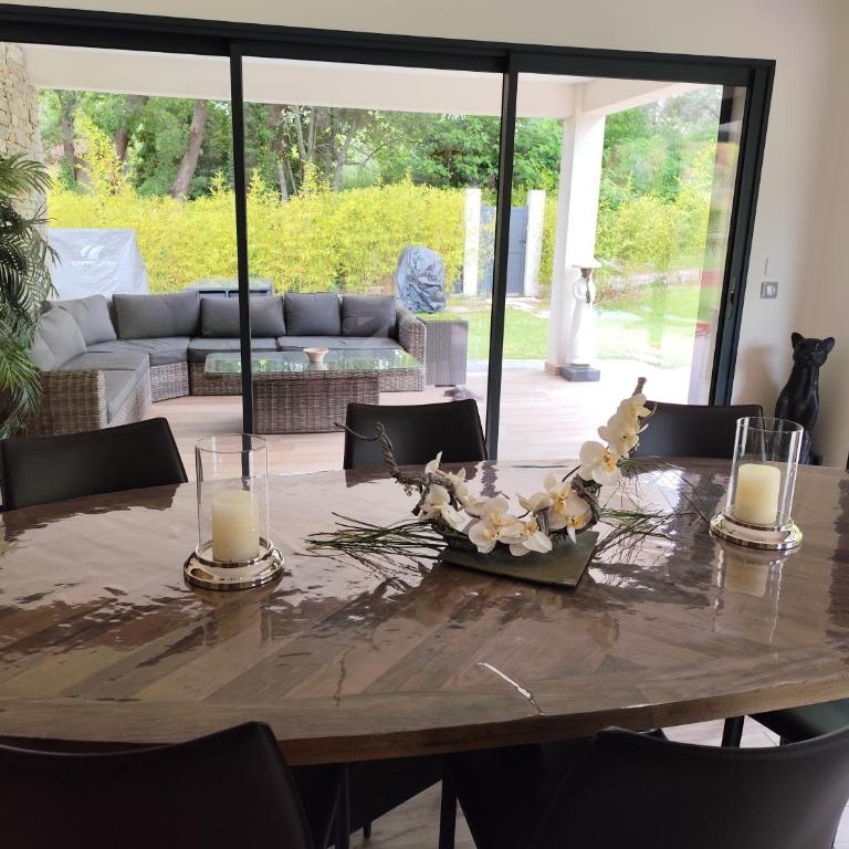 Chamarte villa piscine chauffées jardin clôturé Aix en Provence - Villa avec Piscine Privée - 27