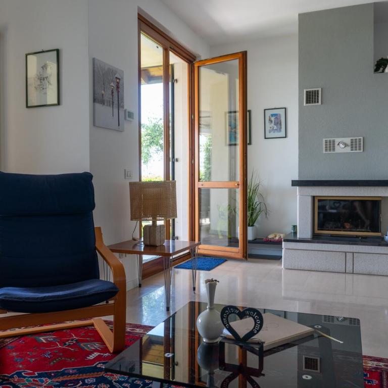 Ausblick Lazise Gardasee - Ferienhaus mit Seeblick, Infinity Pool, Garten und Garage - Casa con 2 Camere da Letto - 19