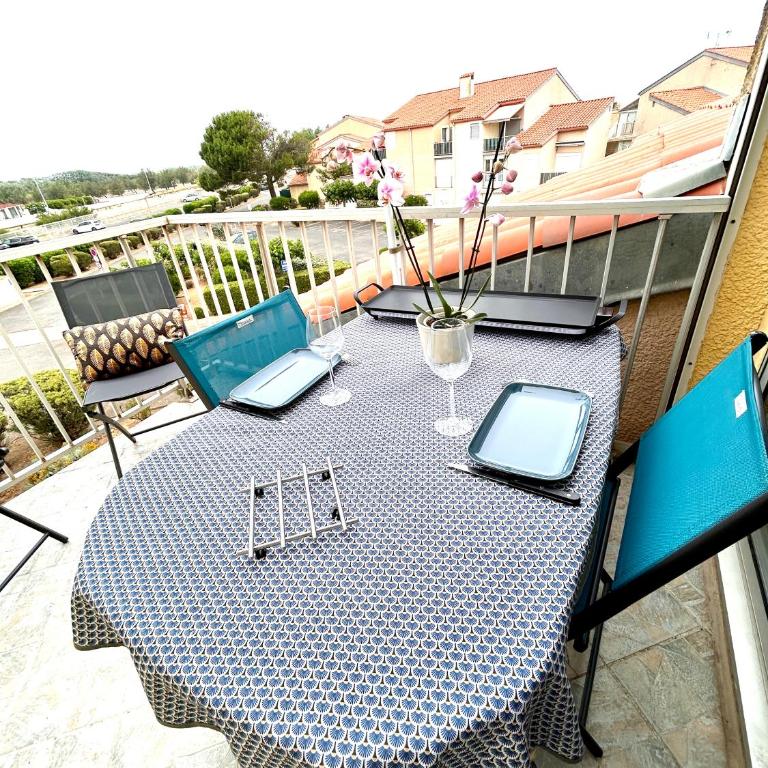 Au balcon de la mer, appartement à Marseillan plage - Appartement 1 Chambre avec Balcon - 8