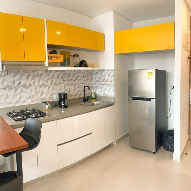 Apartamento nuevo con vista al mar, Santa Marta - One-Bedroom Apartment - 11