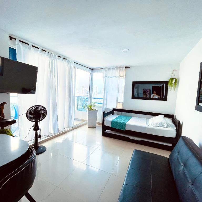 Apartamento piso 12 y 17 Welch - Apartamento de 1 dormitorio con balcón y vistas al mar - 7