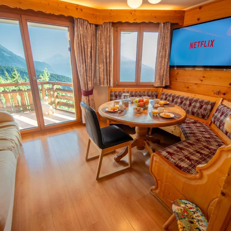 Clouds Apartment Alpin Luxury View and Pool - Apartment mit 2 Schlafzimmern und Bergblick - 39