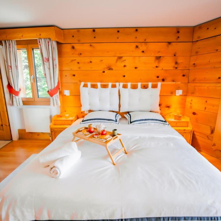Clouds Studio Alpin Luxury View and Pool - Apartment mit 1 Schlafzimmer, Balkon und Bergblick - 7