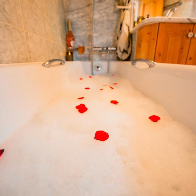Clouds Studio Alpin Luxury View and Pool - Apartment mit 1 Schlafzimmer, Balkon und Bergblick - 22