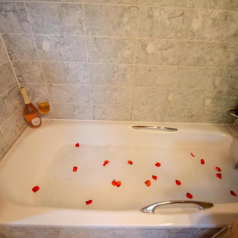 Clouds Studio Alpin Luxury View and Pool - Apartment mit 1 Schlafzimmer, Balkon und Bergblick - 27