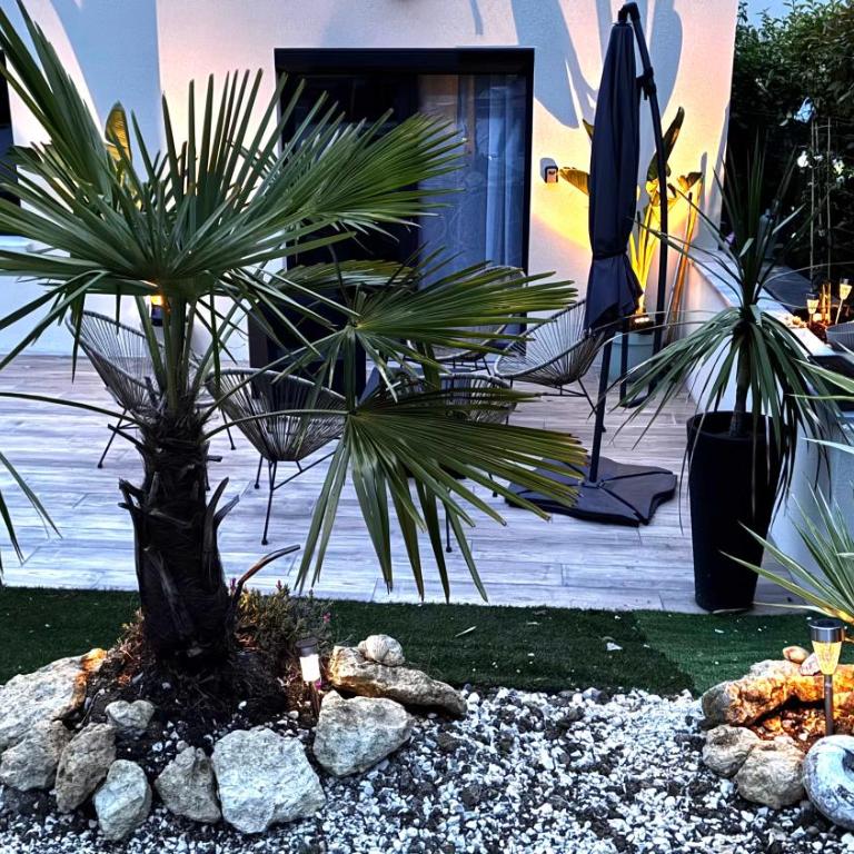 Garden & Spa Camélia jacuzzi - Appartement 1 Chambre avec Terrasse - 15