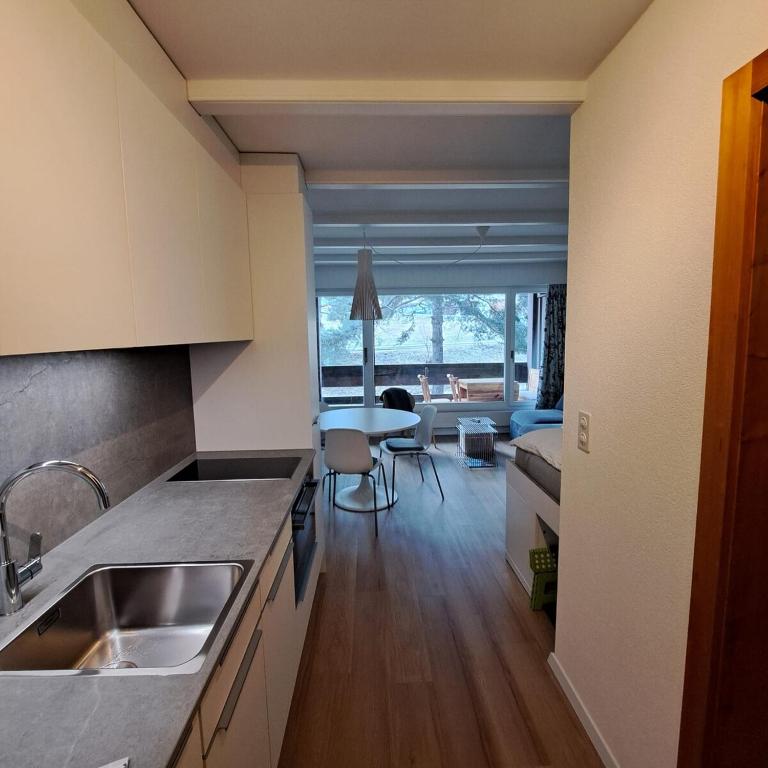 Le Flocon Studio in Ovronnaz close to the baths - Apartment mit 1 Schlafzimmer - 9