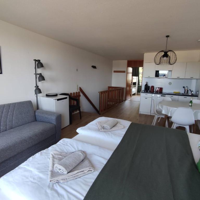 Sauna, Pool und Gartenzugang oder Balkon - Appartement 1 Chambre avec Balcon - 7