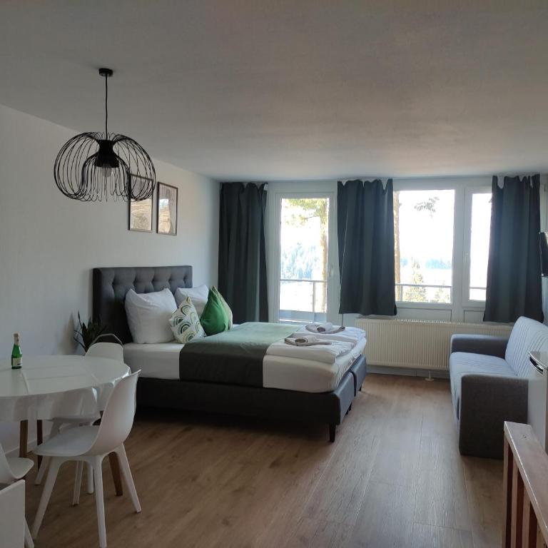 Sauna, Pool und Gartenzugang oder Balkon - Appartement 1 Chambre avec Balcon - 6