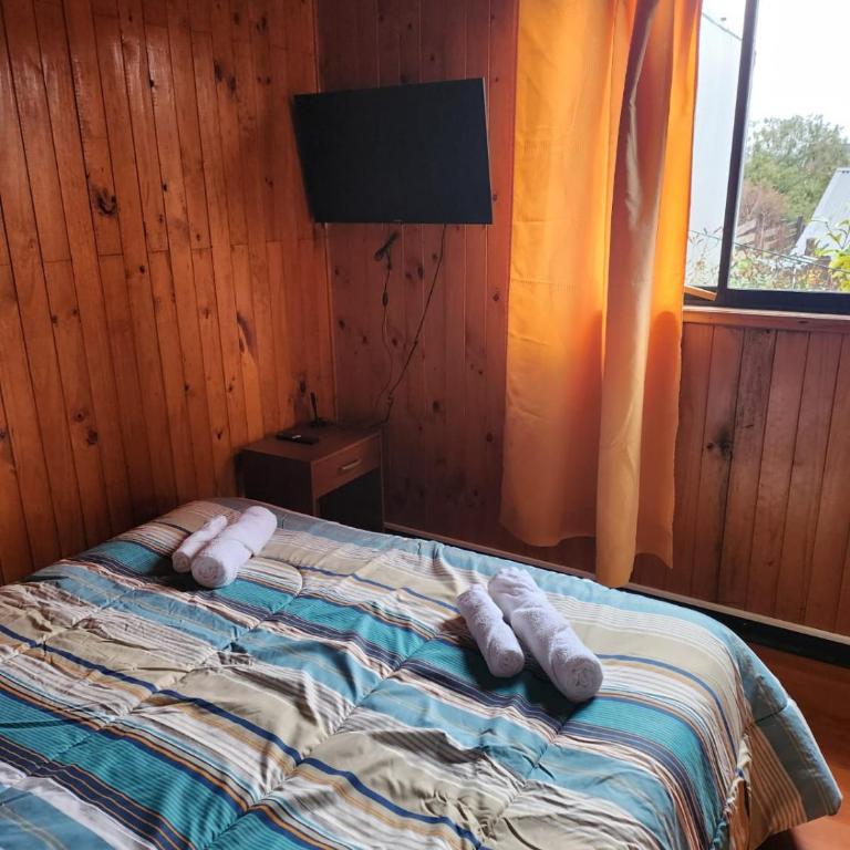 Pequeña cabaña equipada cerca terminal, mall costanera, centro - Casa con 1 dormitorio - 18