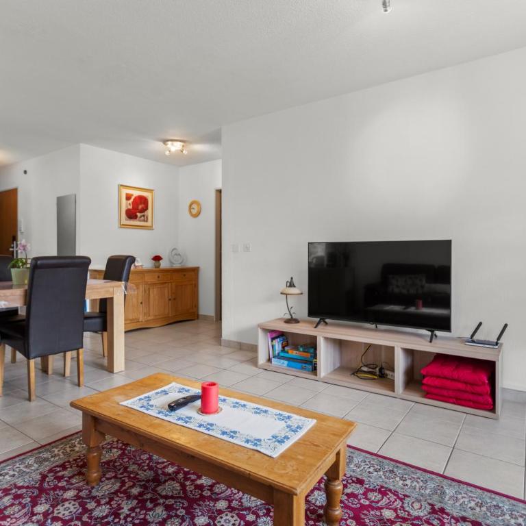 Vue, 2 terrasses & parking privé - Saas-Grund - Apartment mit 2 Schlafzimmern - 9