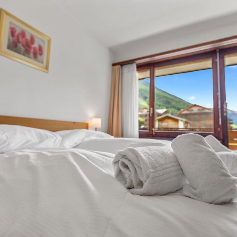 Vue, 2 terrasses & parking privé - Saas-Grund - Apartment mit 2 Schlafzimmern - 30