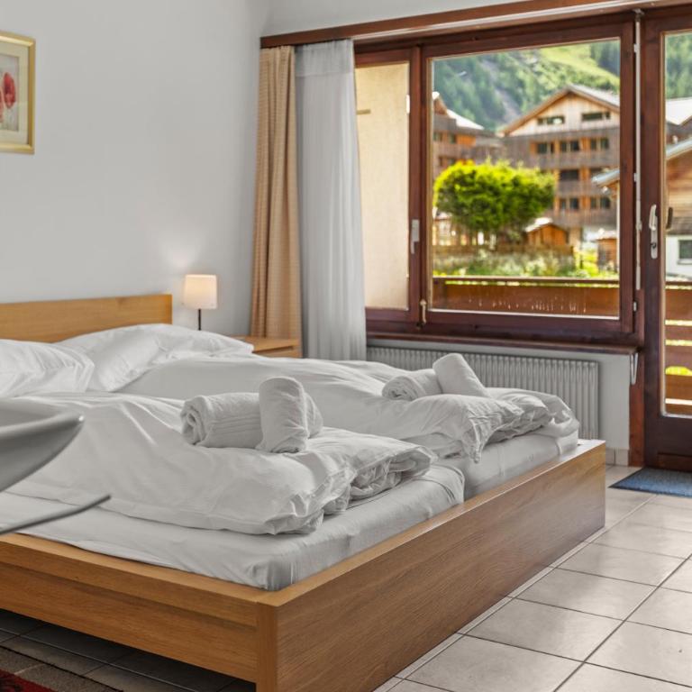 Vue, 2 terrasses & parking privé - Saas-Grund - Apartment mit 2 Schlafzimmern - 5