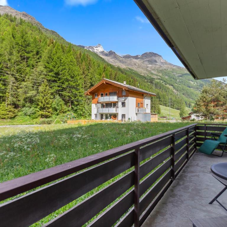 Vue, 2 terrasses & parking privé - Saas-Grund - Apartment mit 2 Schlafzimmern - 38