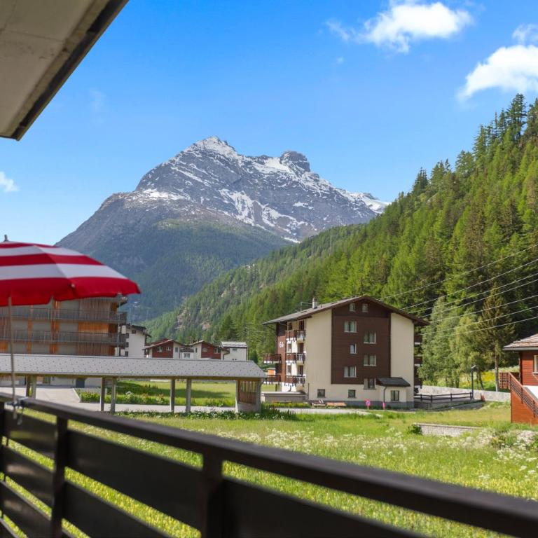 Vue, 2 terrasses & parking privé - Saas-Grund - Apartment mit 2 Schlafzimmern - 35