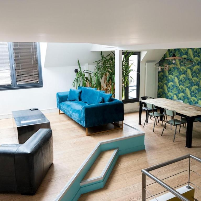 Loft lumineux 90m2 - port & centre - Caen - Apartment mit 1 Schlafzimmer - 7