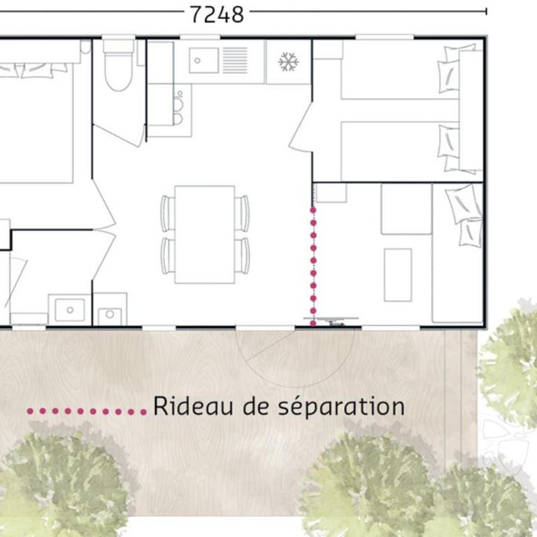 Mobil home prémium 8 pers camping 4 étoiles - Casa Mobile - 13