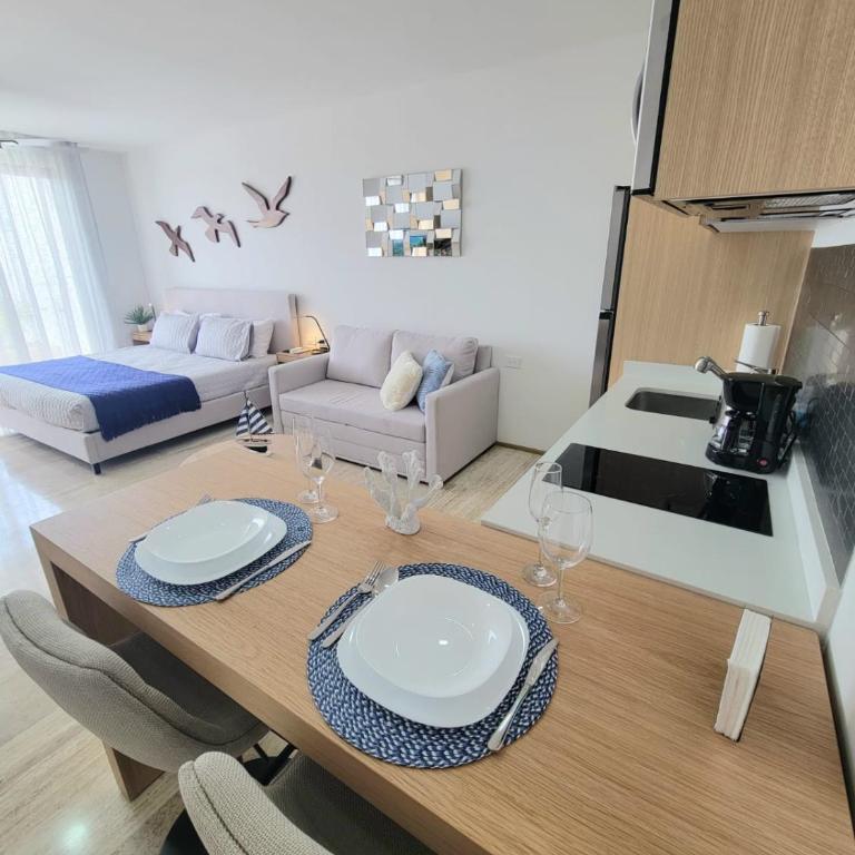 Paraíso en las alturas, atardecer, piscina privada - One-Bedroom Apartment - 6