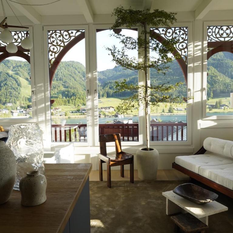W7SKY Boutique Design Hotel Weissensee - Apartment mit 2 Schlafzimmern und Seeblick - 9