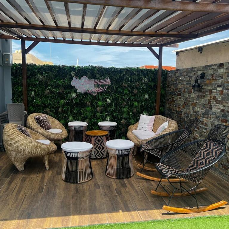 Duplex Penthouse Rooftop Lounge - Three-Bedroom Apartment - 3