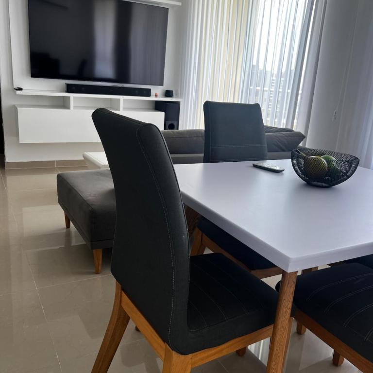 Duplex Penthouse Rooftop Lounge - Three-Bedroom Apartment - 14