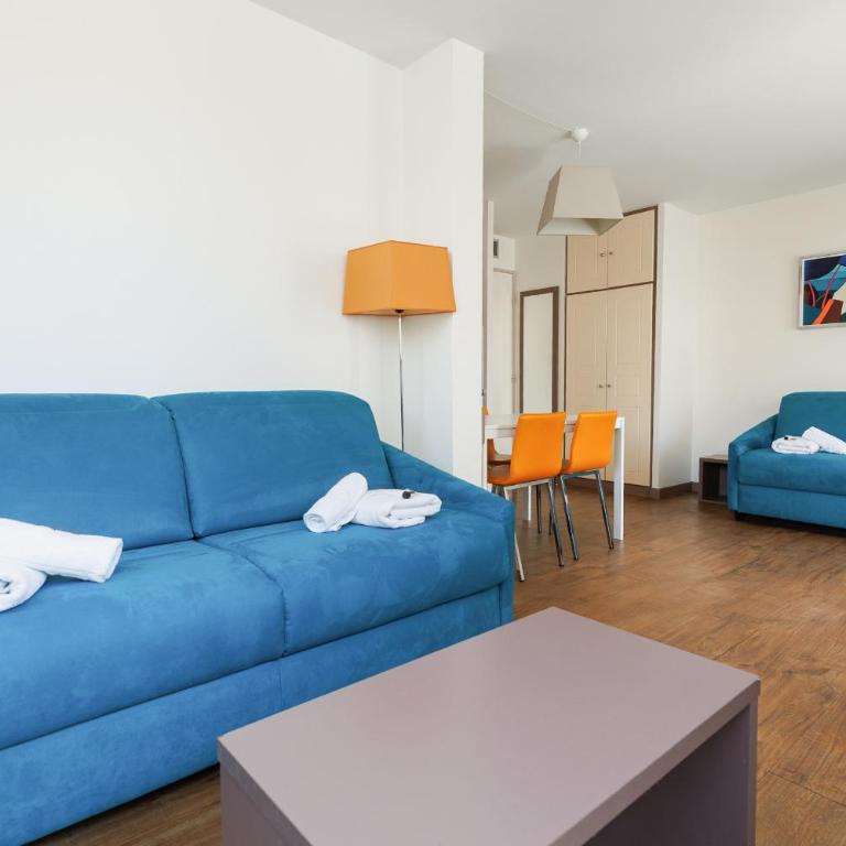 RIO - Idéal Congrès-200 m plages - App 6pers- climatisé, terrasse, piscine, parking - Appartement 1 Chambre - 9