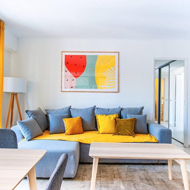 MILADY-Perle neuve, wifi, climatisée, Centre d'Antibes au calme - Appartement 2 Chambres - 1
