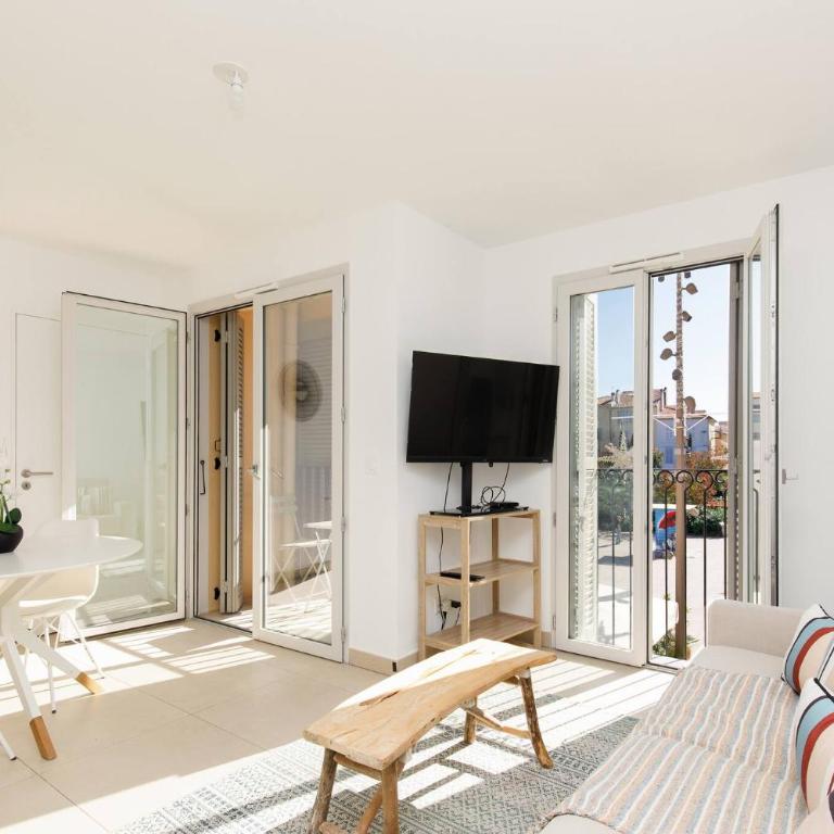 CALYPSO- Superbe perle, Vieil Antibes, wifi, climatisation - Appartement 1 Chambre - 6