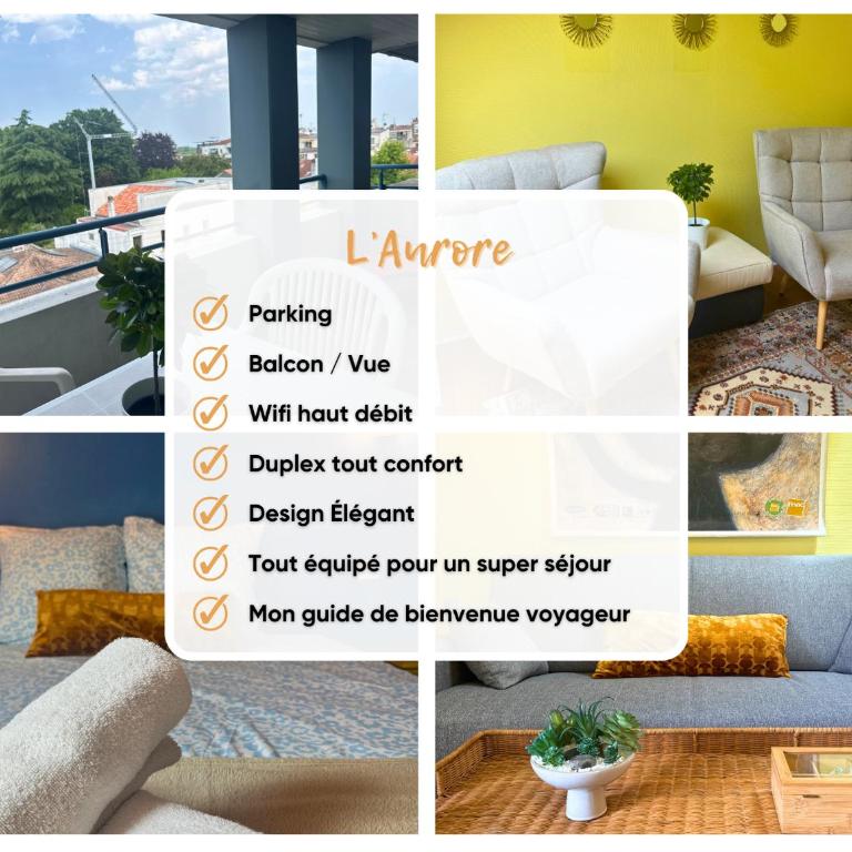 L'Aurore - Terrasse - Duplex - Parking - Appartement 1 Chambre - 4