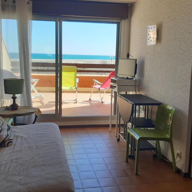 Studio Cabine 4 Pers. Face Mer avec Parking - Port Leucate - FR-1-798-32 - Studio - 7