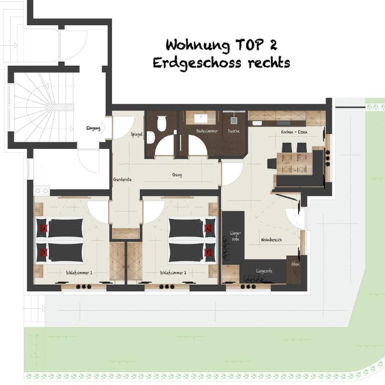 Spacious Apartment near Ski Area in Mayrhofen - Apartment mit 2 Schlafzimmern - 17