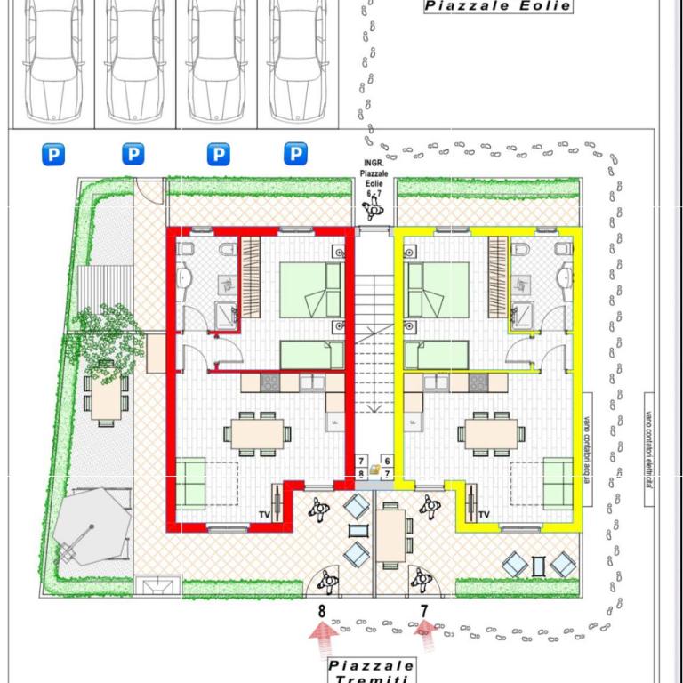 Conero Casa T8- Marcelli di Numana in Piazzale Tremiti 8 con Parcheggio Esclusivo Giardino e Barbecue - Appartamento con 1 Camera da Letto - 13