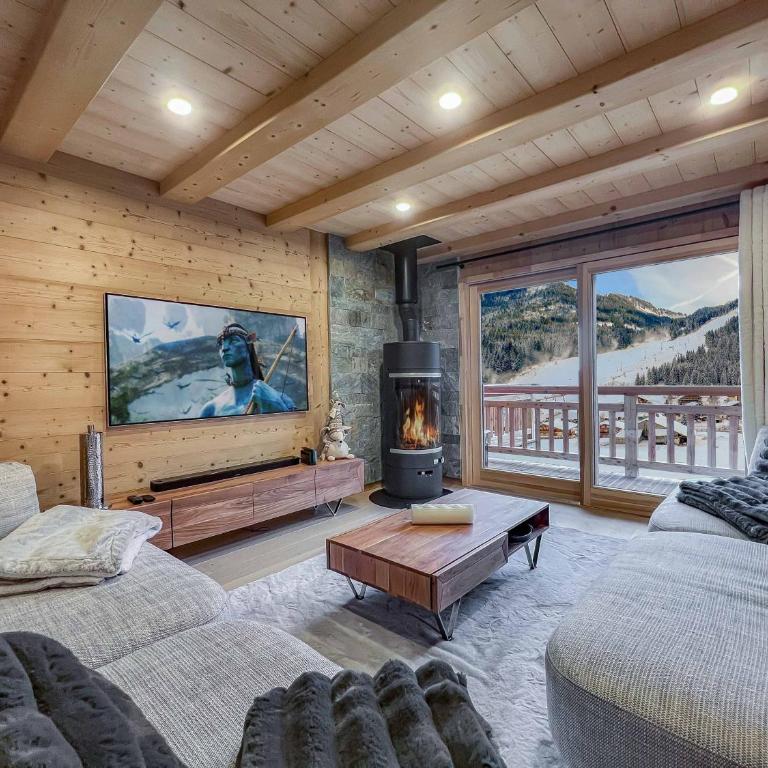 1/2 Chalet : douceur Alpine au Linga - Appartement 3 Chambres Premium - 1