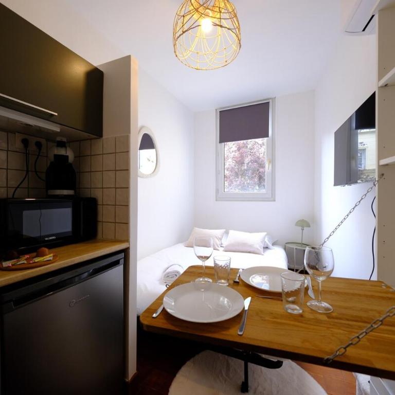 Rouen Gare - Petit studio cosy - Climatisation - One-Bedroom Apartment - 6
