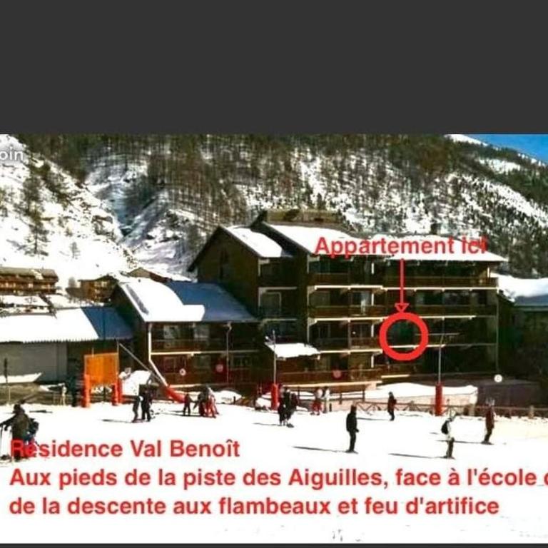 Immeuble Val Benoit coeur station 4 couchages face à la piste de l'aiguille - Studio - 13