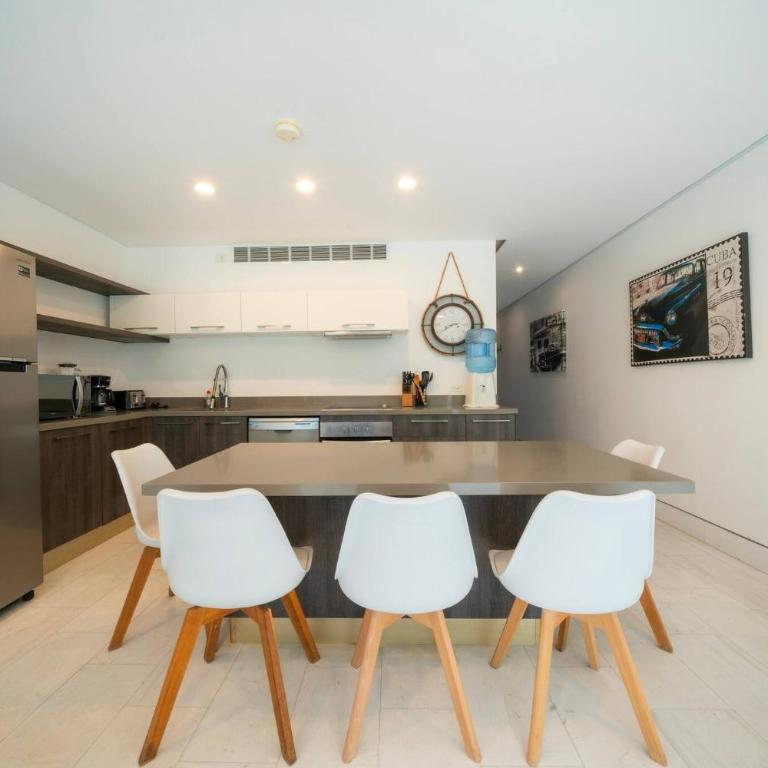 Condo Yucatan - Modern 1 Bedroom in Central Playa Near 5th - At Calle 38 condos - One-Bedroom Apartment - 7