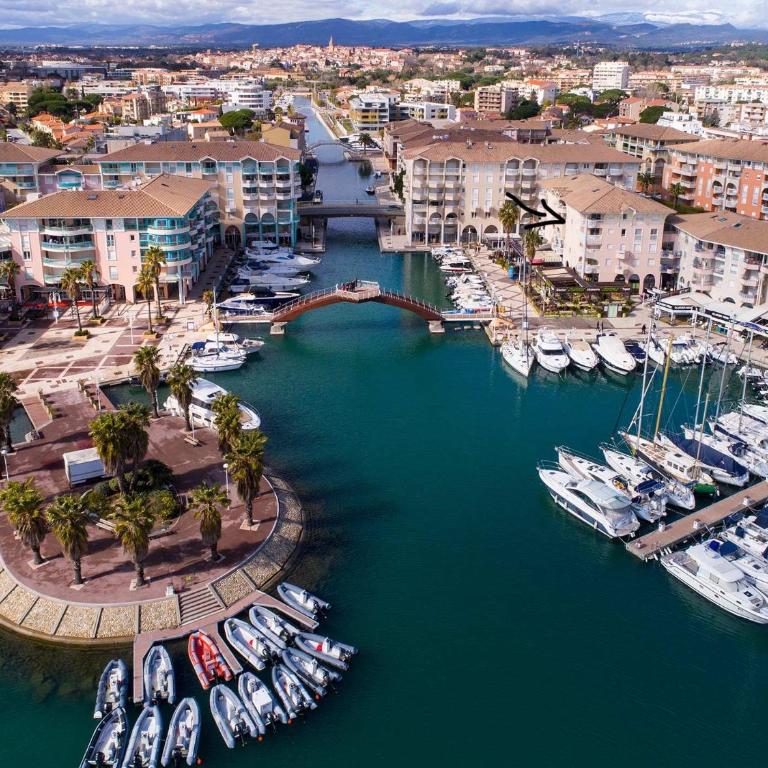 L Escapade Port Fréjus-Vue mer - One-Bedroom Apartment - 2